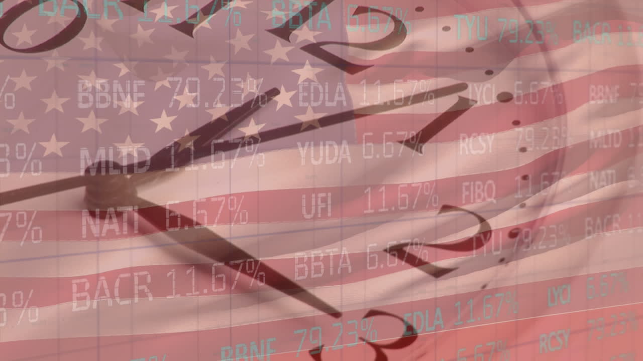 주식 시장 데이터 처리 및 시계 틱팅 우리 발