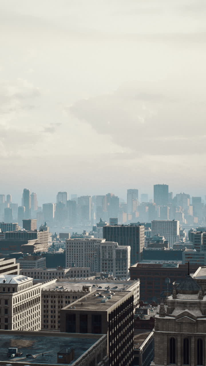 Paisagem urbana silenciosa ao pôr do sol exibe um ambiente tranquilo e introspectivo.