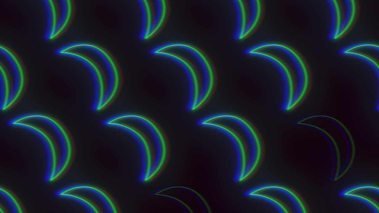 Abstract blue and green line pattern on a black background, suitable for versatile design applications