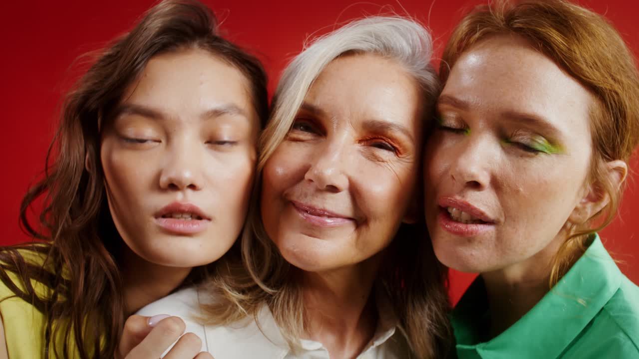 Diverse group of women with unique beauty