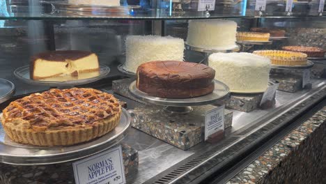 cake window cafe shop front apple lattice tarts cakes display australia