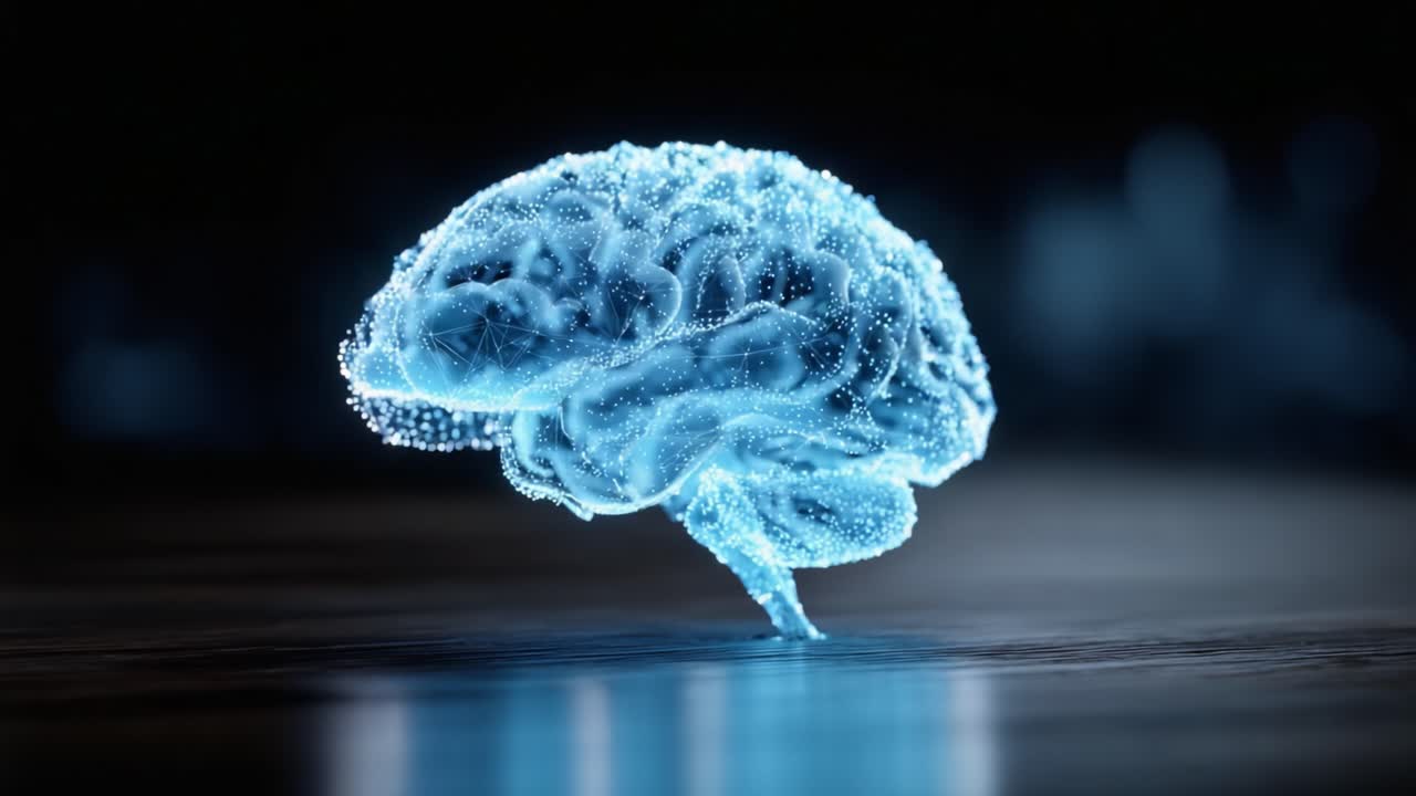 Visualizing the Human Brain: A Stunning Representation of Neural Activity Captured in Two Striking Frames Showcasing the Elegance of Brain Functions Through Light and Technology