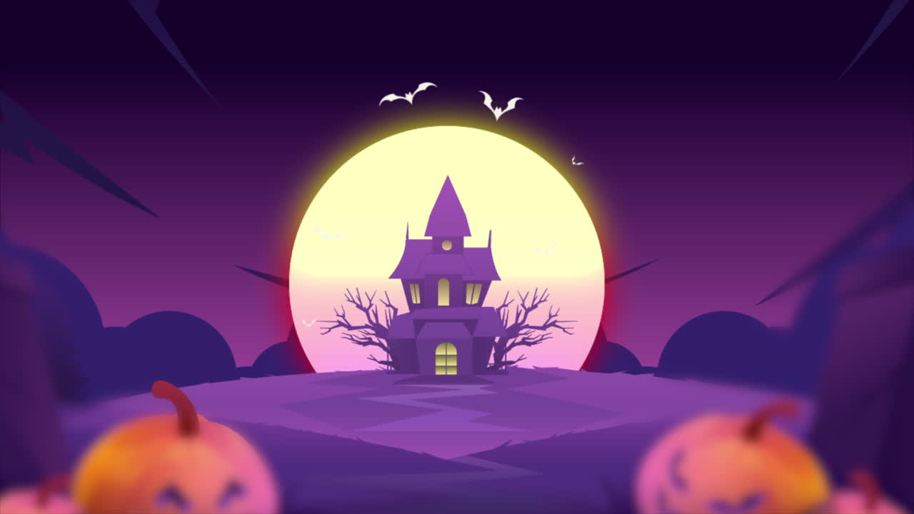 으스스한 할로윈 밤