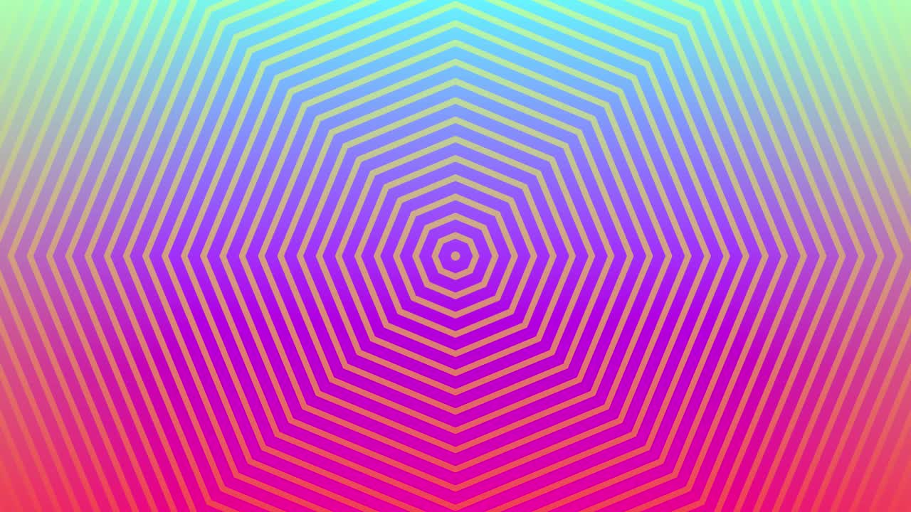Hexagon wave lines and gradient background with text box