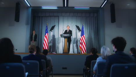 press conference