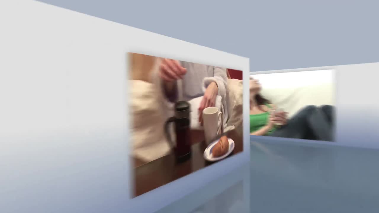 커피 를 마시는 사람 들 의 몽타지