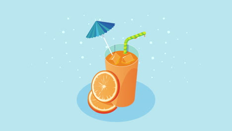 orange juice fruit cocktail drink