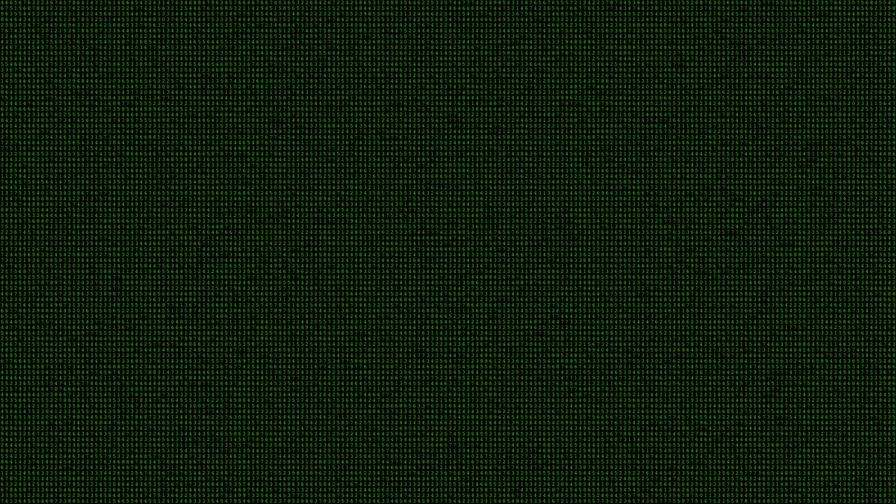 Digital background. Wiggle number and green digits moving on screen. Concept of technology, code programming, graphic computing and hud interface.