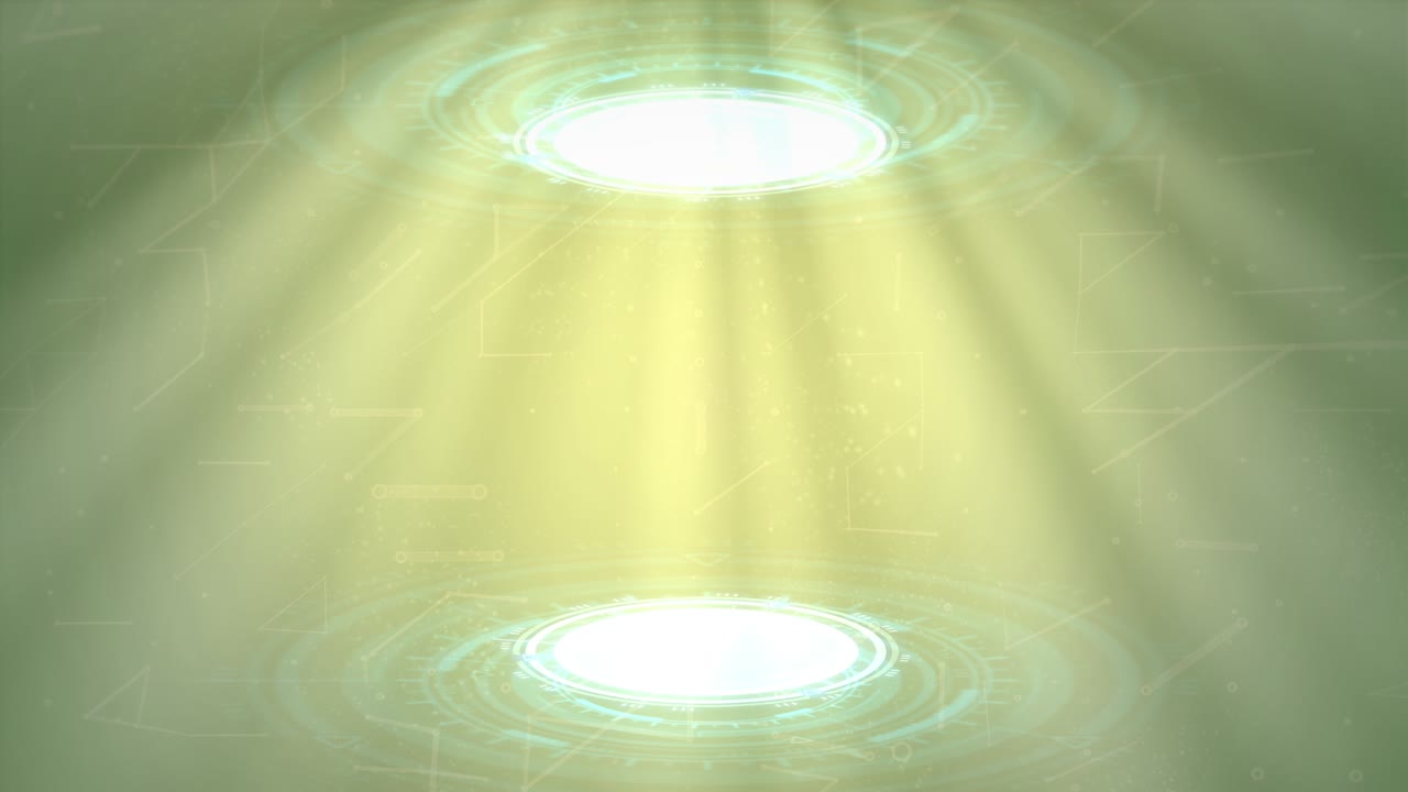 두 개의 hud 또는 ui 원의 생생한 현대적 배경