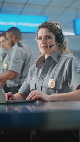 airport security guard monitoring systems