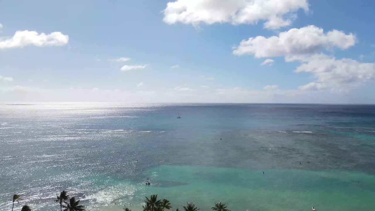 하와이 에 있는 호놀 ⁇ 루 의 멋진 해변