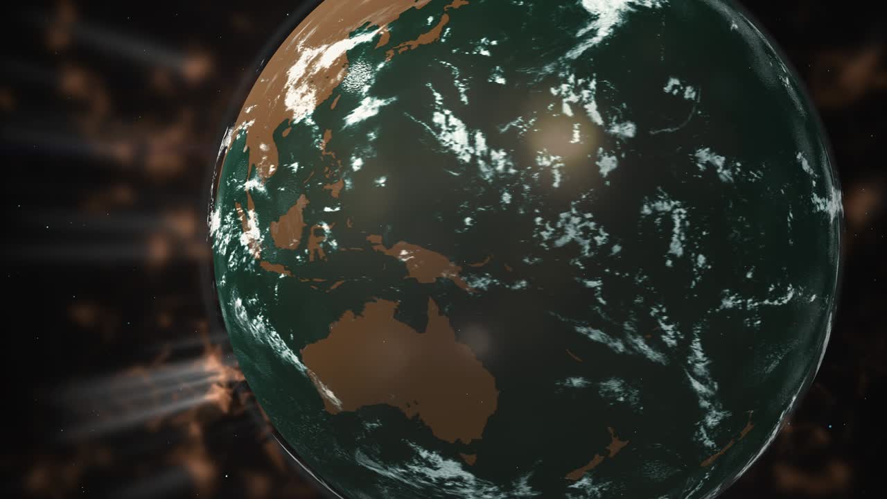 imágenes de ultra alta resolución de interfaz futurista con modelo de esfera de energía en evolución con campos magnéticos y señales de radio.