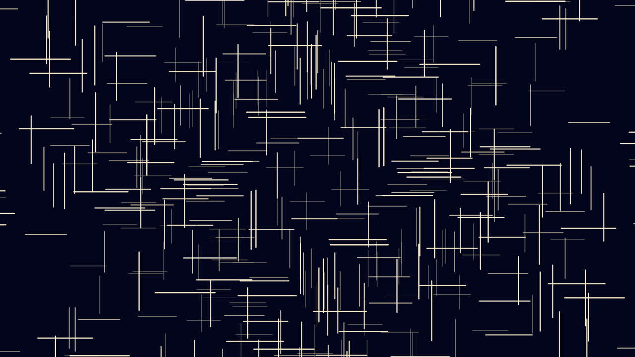 líneas de neón digitales en filas en gradiente negro