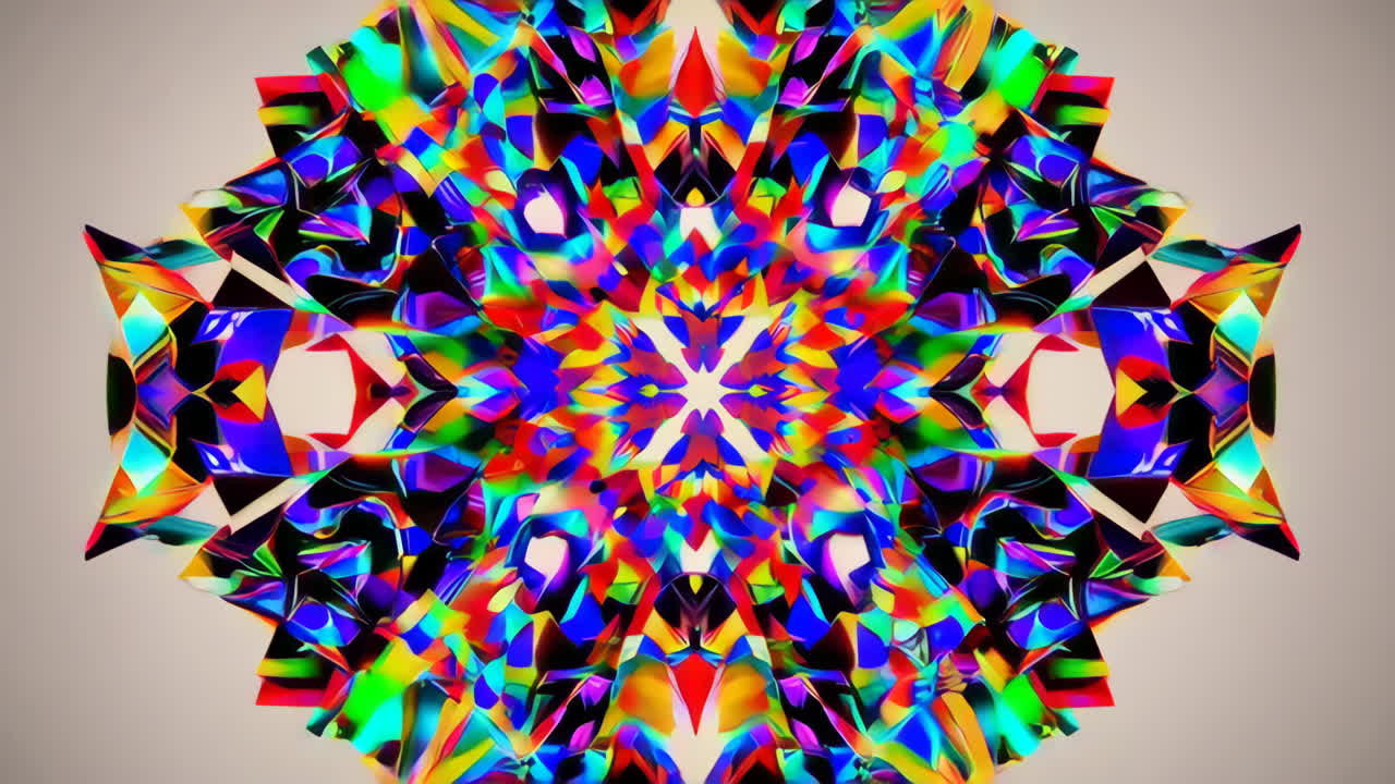 Vibrant Geometric Mandala