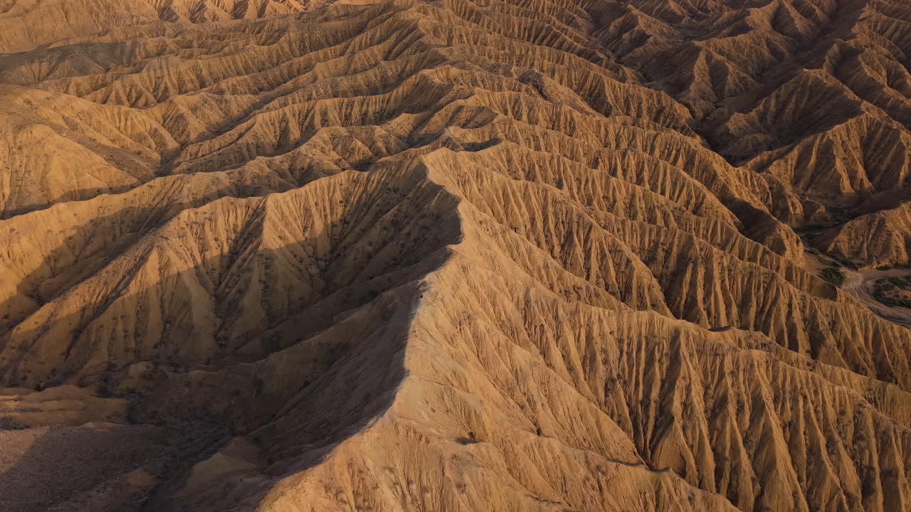 Picturesque Scenery Of Fairytale Canyon, Skazka Canyon In Kyrgyzstan, Central Asia. Aerial Drone Shot