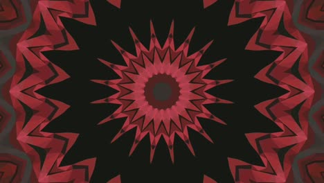 hermoso efecto caledoscipio formando un túnel del tiempo sobre fondo oscuro