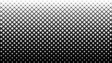 white squares pattern on black background.