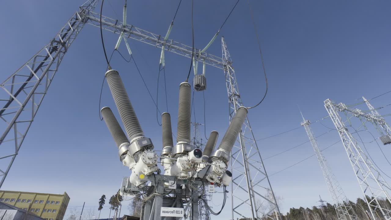 subestación eléctrica de alta tensión