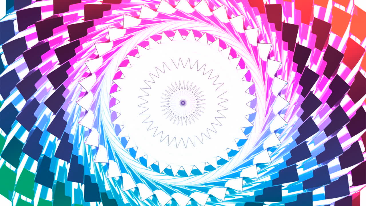 추상적인 다채로운 나선형 디자인