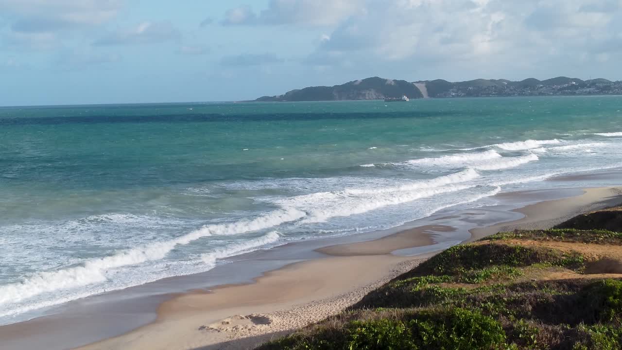 Strada costiera, Natal, Rio Grande do Norte, Brasile