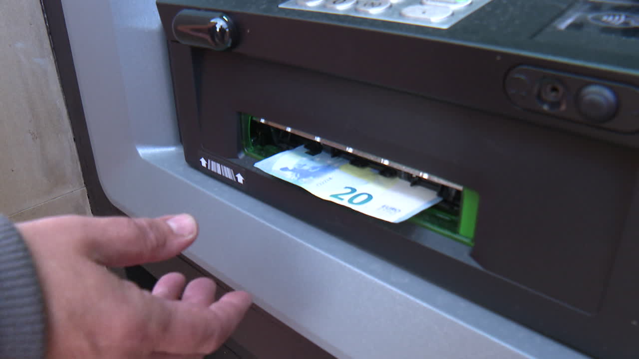 transacción en el cajero automático