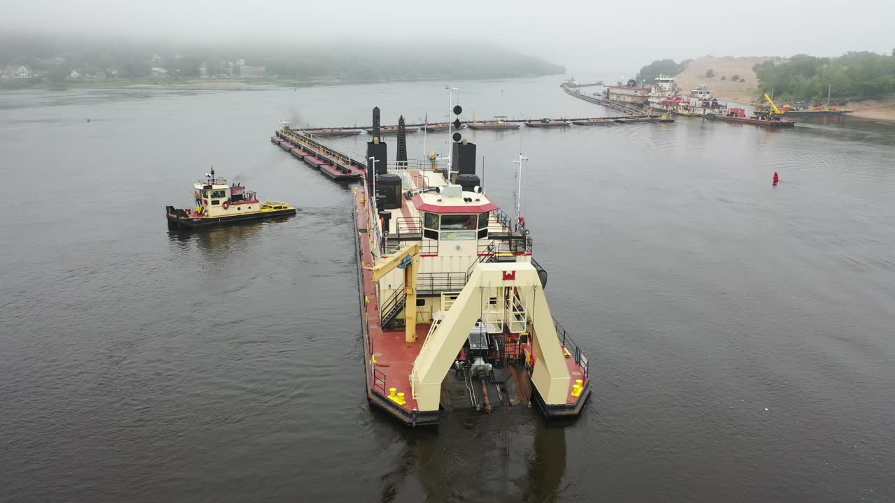 operaciones de dragado fluvial