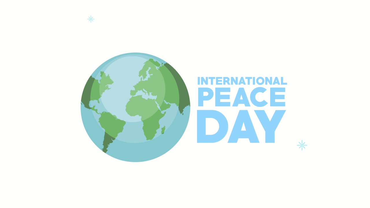 국제 평화의 날 행성의 글자