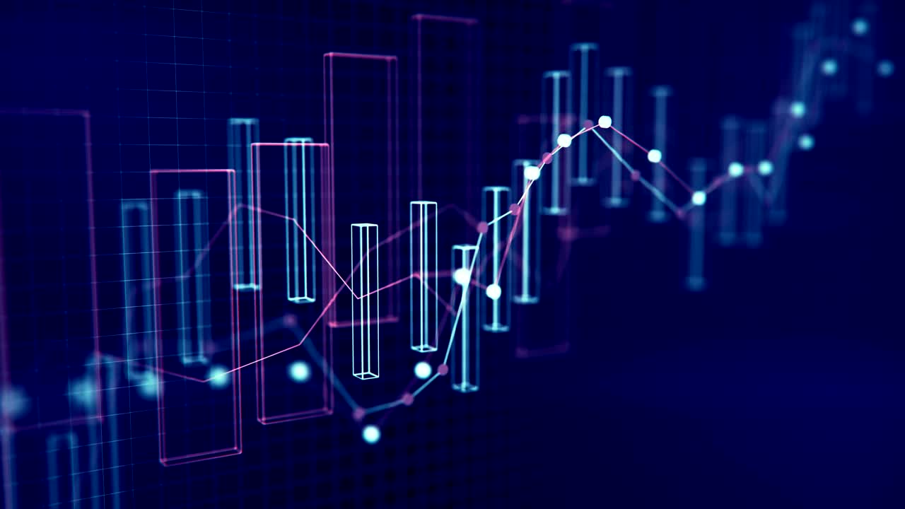 4K Financial Data Concept.
