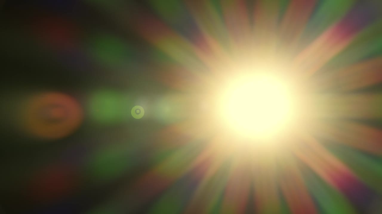 abstractas llamaradas solares naturales en el negro