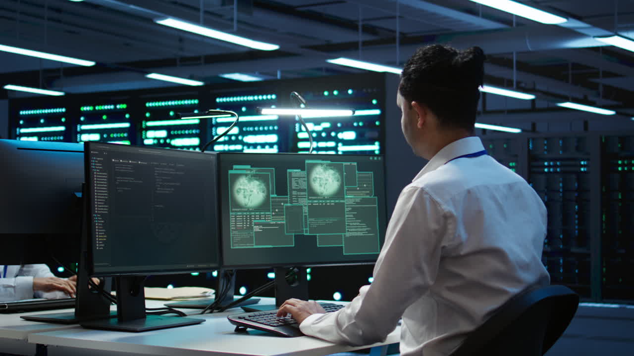 Engineer in server hub frightened by hacker passing company firewall