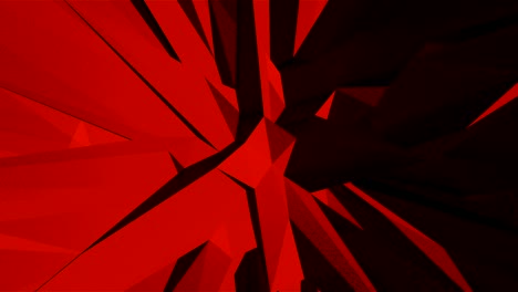 animación 3d abstracta de fondo de alta tecnología con formas geométricas