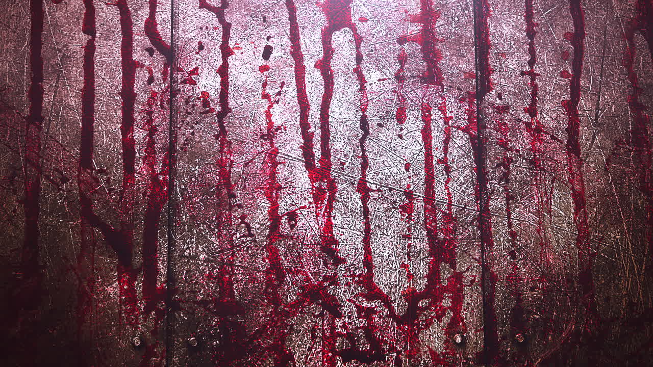 fondo de terror místico de animación con fondo abstracto de sangre oscura