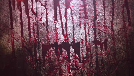 Animación-De-Fondo-De-Terror-Místico-Con-Telón-De-Fondo-Abstracto-De-Sangre-Oscura