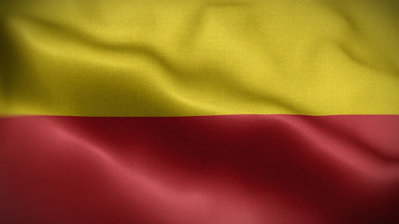 varsovia y la bandera de polonia en el fondo 4k