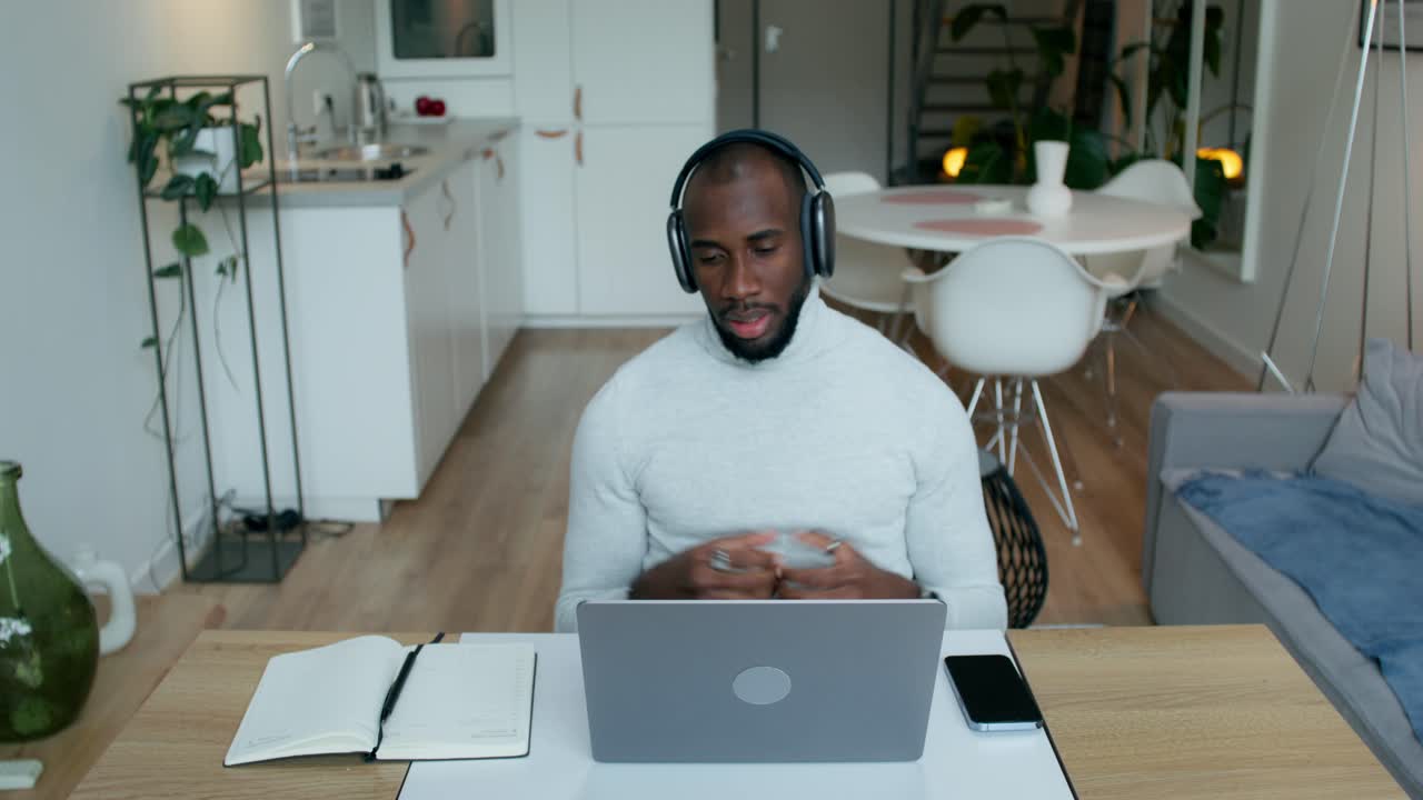 Man Working From Home