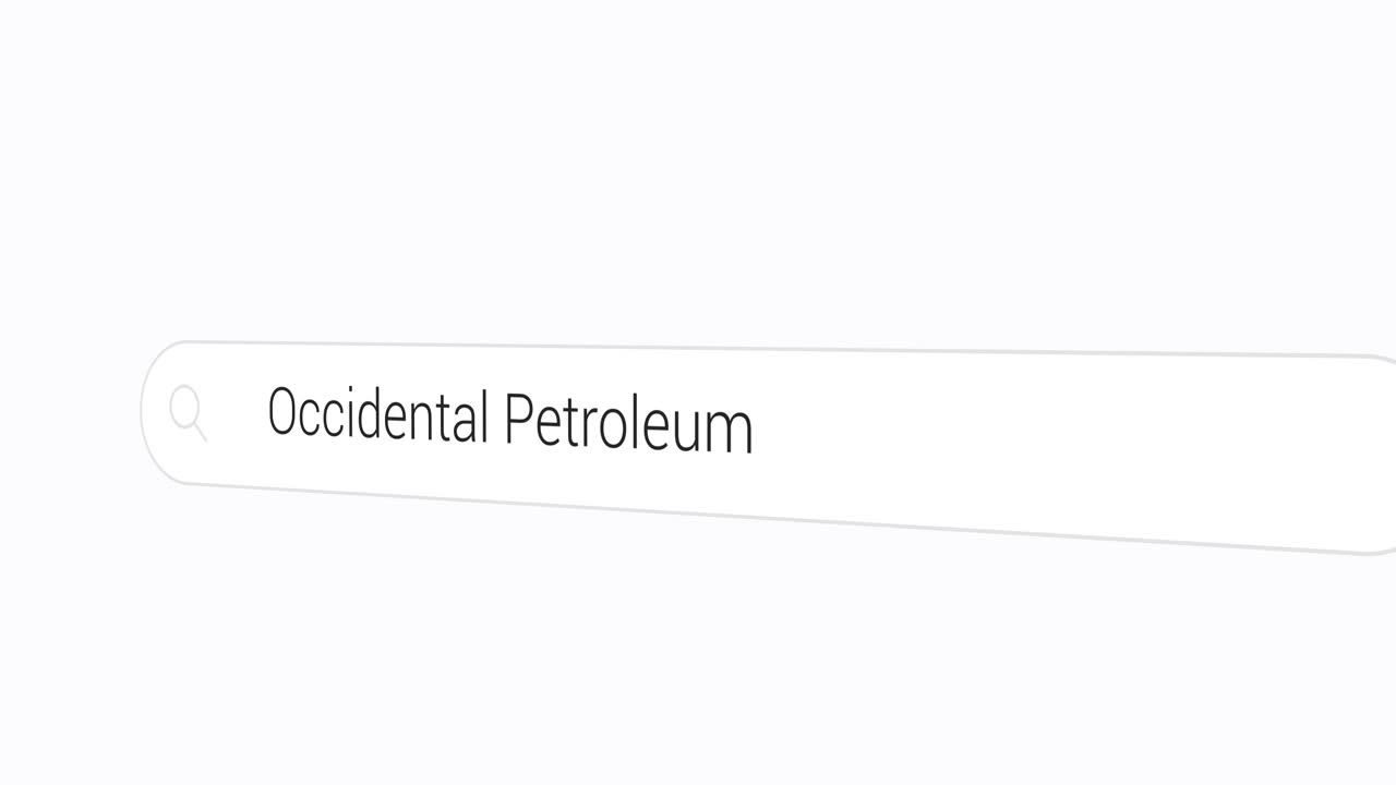 Typing Occidental Petroleum on the Search Engine