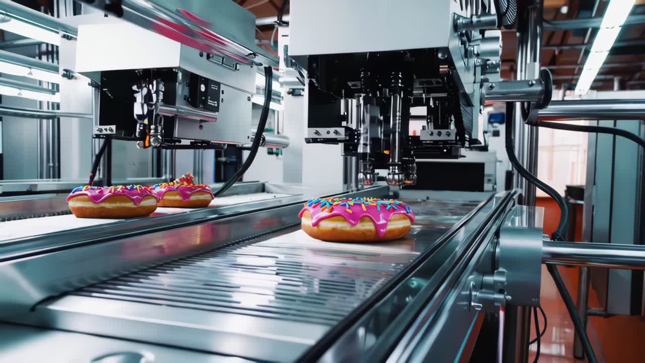 línea de producción automatizada de rosquillas