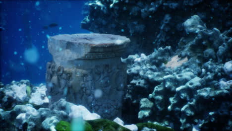 ancient underwater column