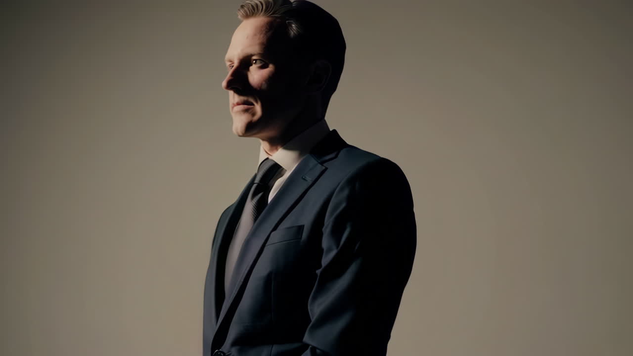 Retrato de hombre de negocios confiado