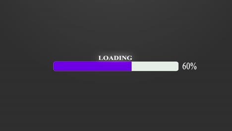 animation of futuristic loading transfer download 0-100