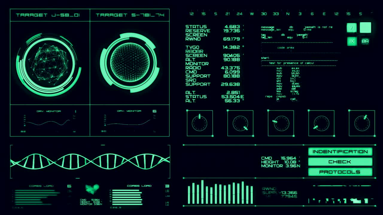 Futuristic interface | HUD | Digital screen