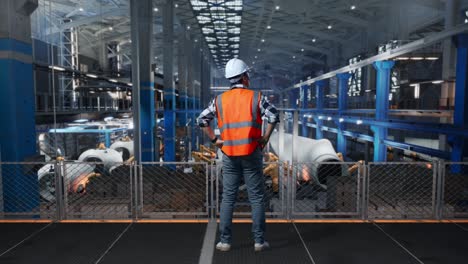 engineer in a manufacturing facility