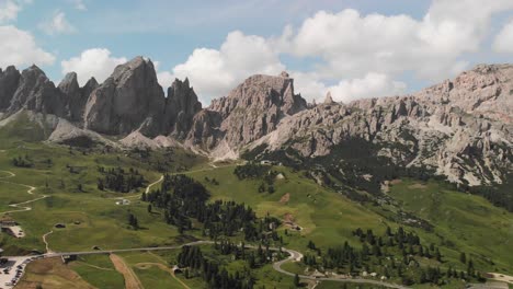 hiking at dolomites italy with a dji mavic air and a yi 4k+ in a stabiliser