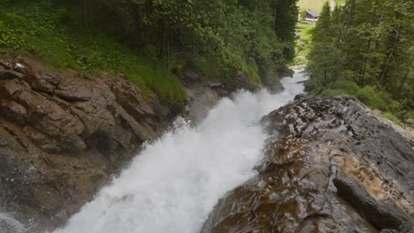 Waterfall-with-torrential-river