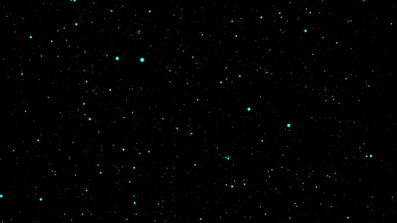 Bokeh Particles Background. Abstract Glitter Lights. Gold Particles Defocused. Loop