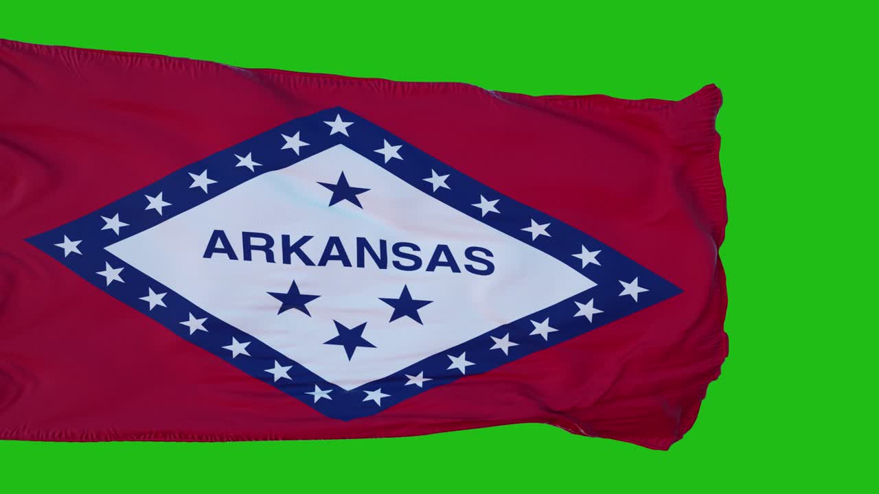 녹색 스크린에 아칸소의 발: 녹색 화면을 사용하여 자신의 배경에 완벽한 3d 렌더링