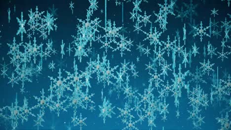 elegant christmas with snowflakes motion graphics background