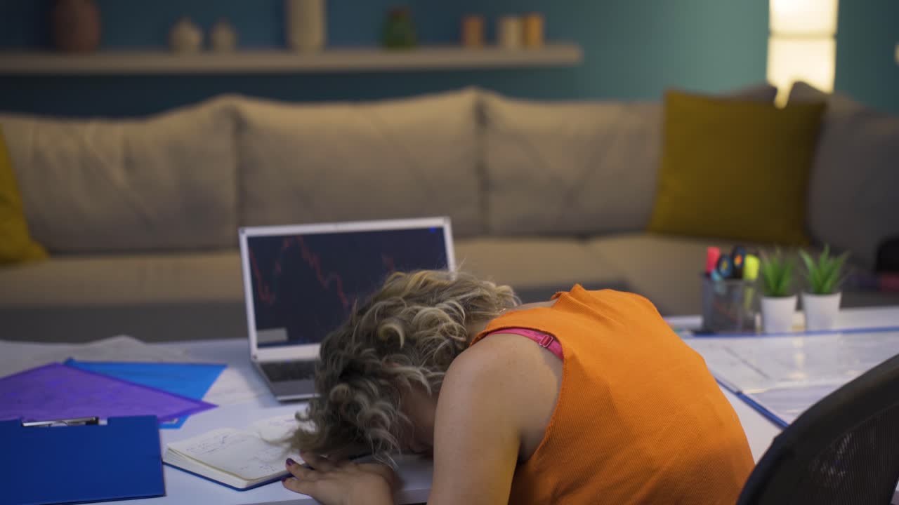 The woman who lost money in the stock market is disappointed.