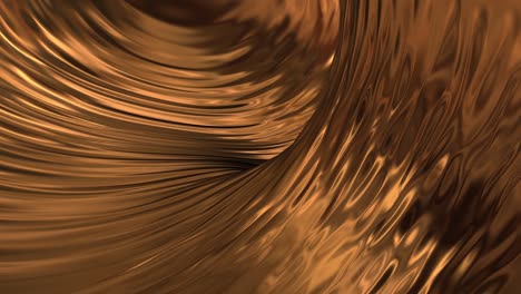 gold liquid metallic background. glamour satin texture 3d rendering loop 4k