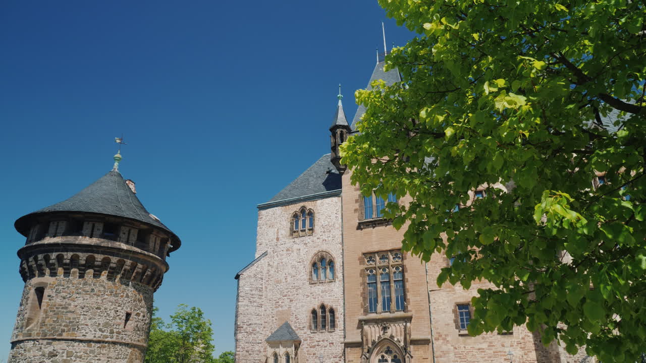 Wernigerode Castle on Sunny Day